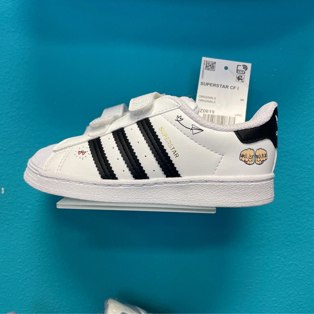 Adidas Superstar CF I “Girls Rule” - Toddler Size 9.5K